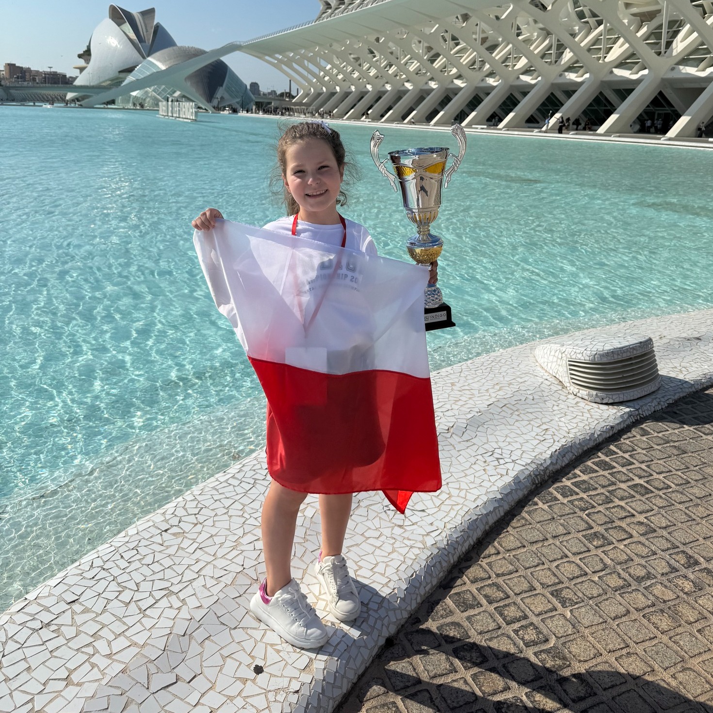 zdjecie na stronie o tytule: Tytuł "Super Champion" dla 8-latki z Ząbek!