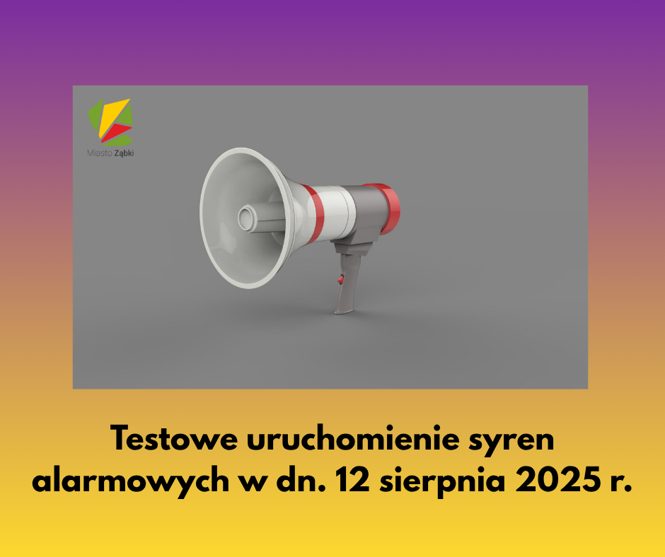zdjecie na stronie o tytule: Testowe uruchomienie syren alarmowych w dn. 12 sierpnia 2025 r.