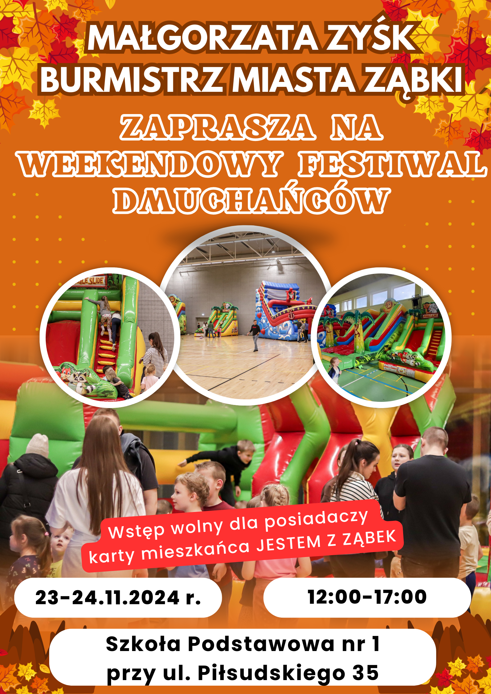 zdjecie na stronie o tytule: Jesień z dmuchańcami. Najbliższy Weekendowy Festiwal Dmuchańców już 23-24 listopada!