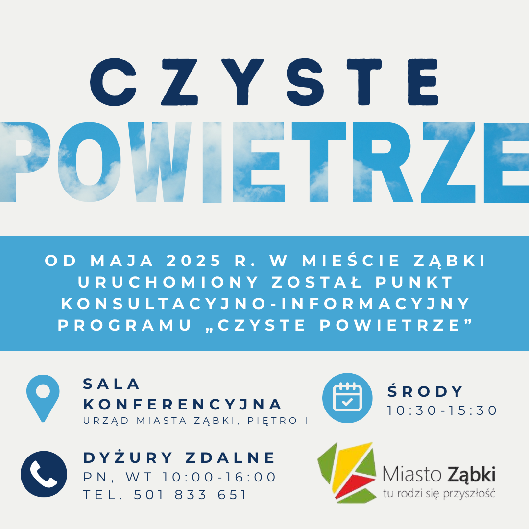 zdjecie na stronie o tytule: Został uruchominy punkt konsultacyjno-informacyjny programu „Czyste powietrze”