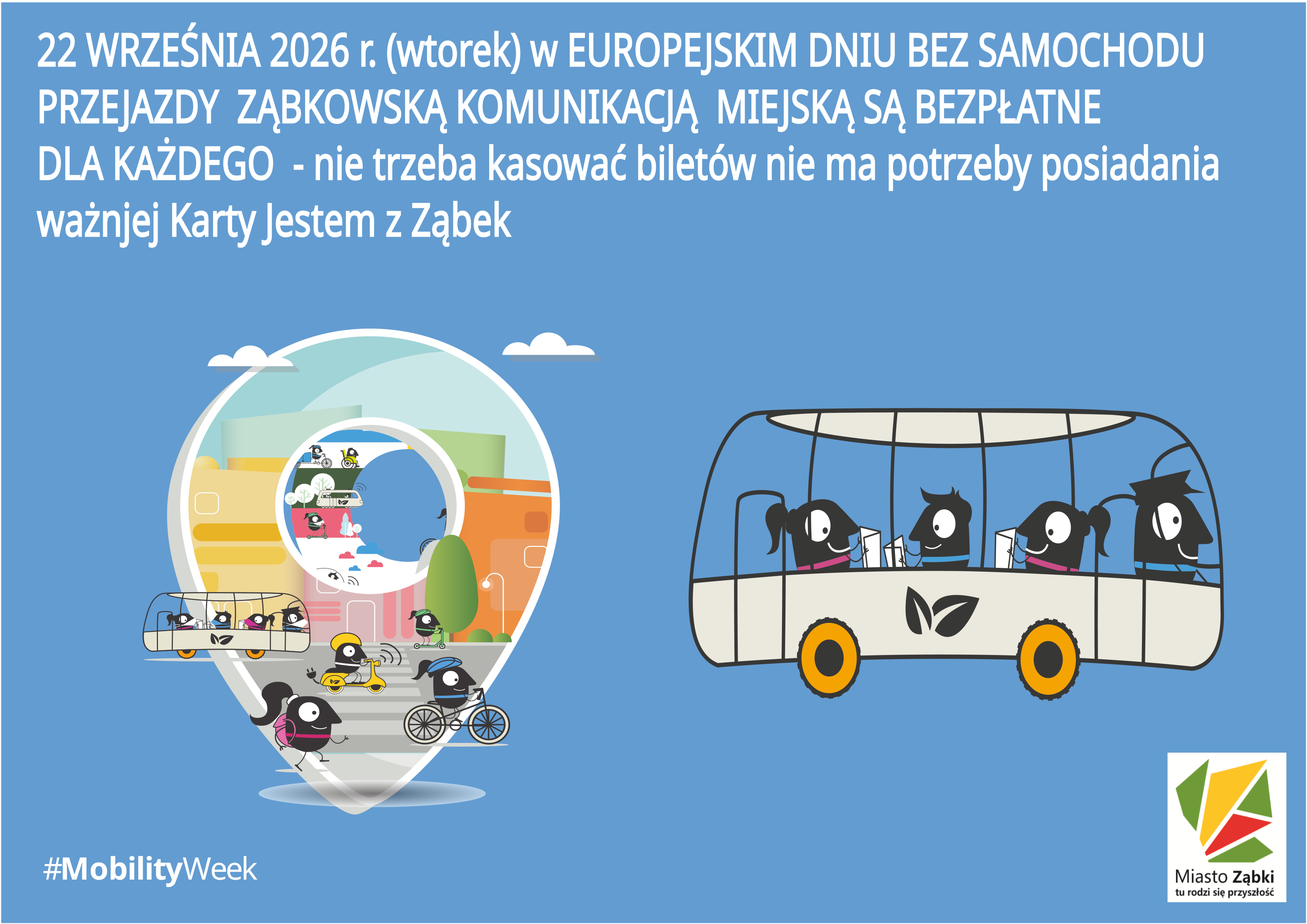 zdjecie na stronie o tytule: We wtorek 22 września pojedziesz bezpłatnie komunikacją publiczną