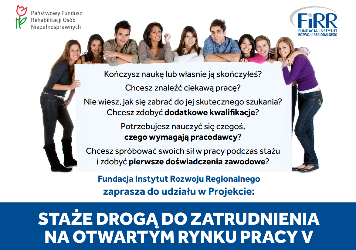 zdjecie na stronie o tytule: Staże dla osób z niepełnosprawnościami