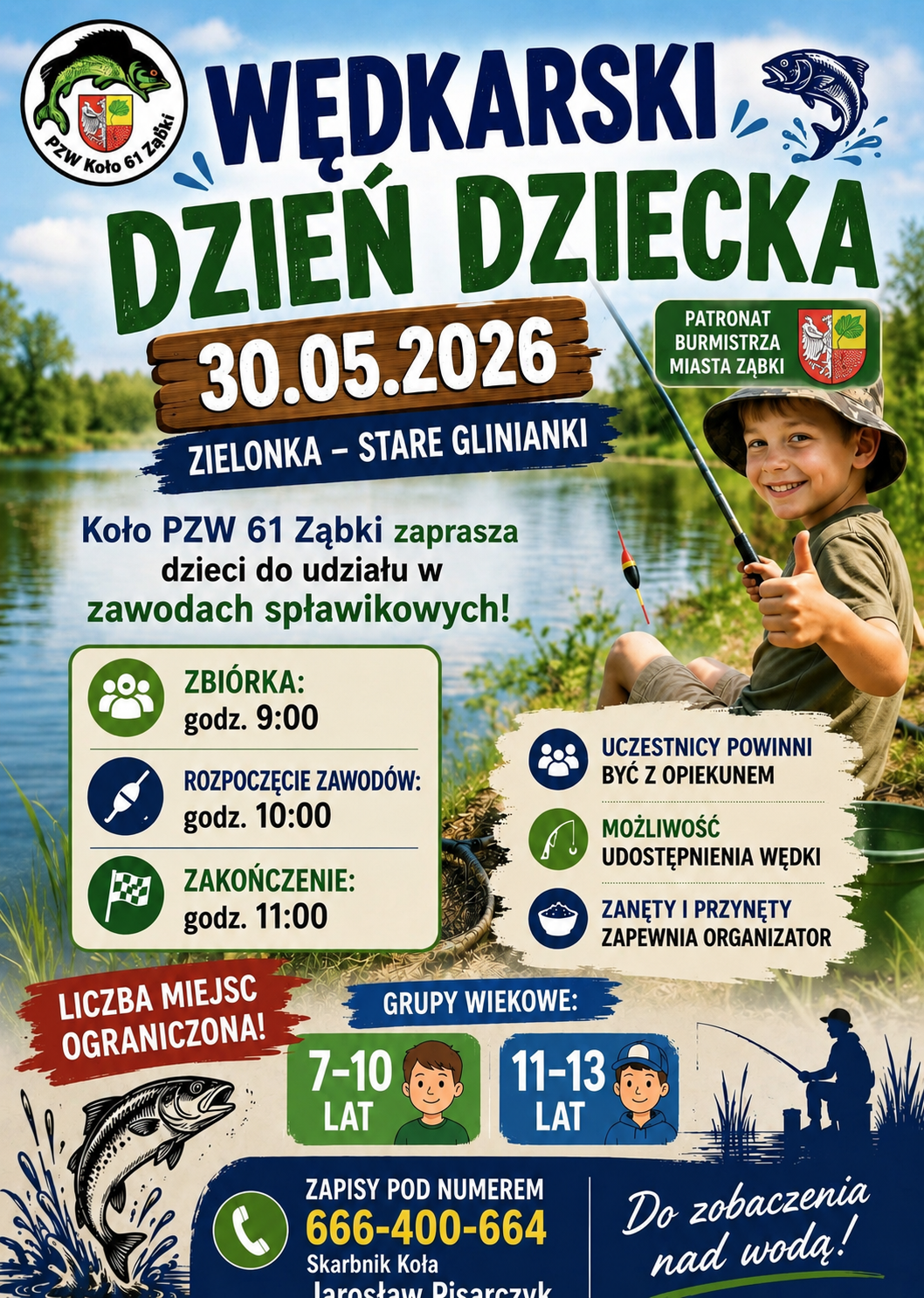 zdjecie na stronie o tytule: Wędkarski Dzień Dziecka – to dopiero przygoda!