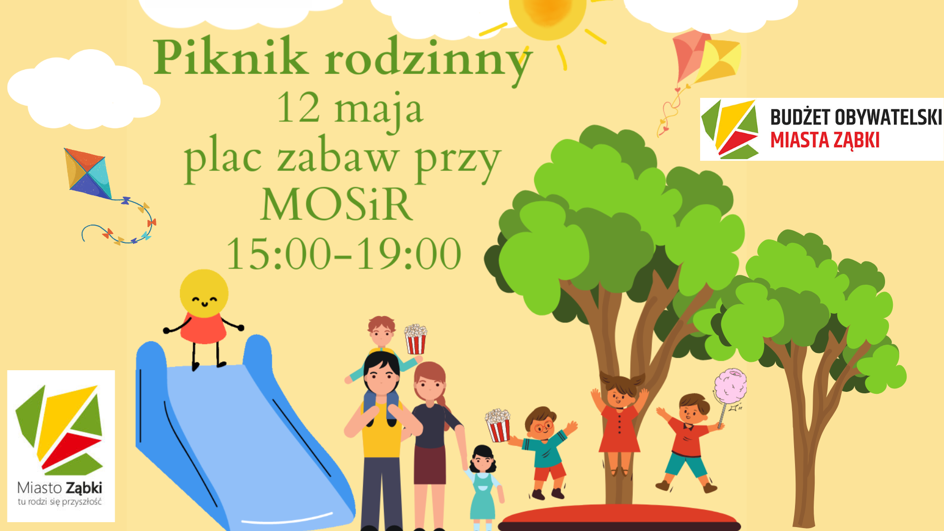 zdjecie na stronie o tytule: Zapraszamy na Piknik Rodzinny w piątek 12 maja na MOSiR
