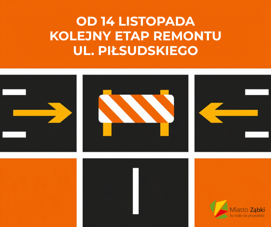 zdjecie na stronie o tytule: Od 14 listopada kolejny etap remontu ul. Piłsudskiego