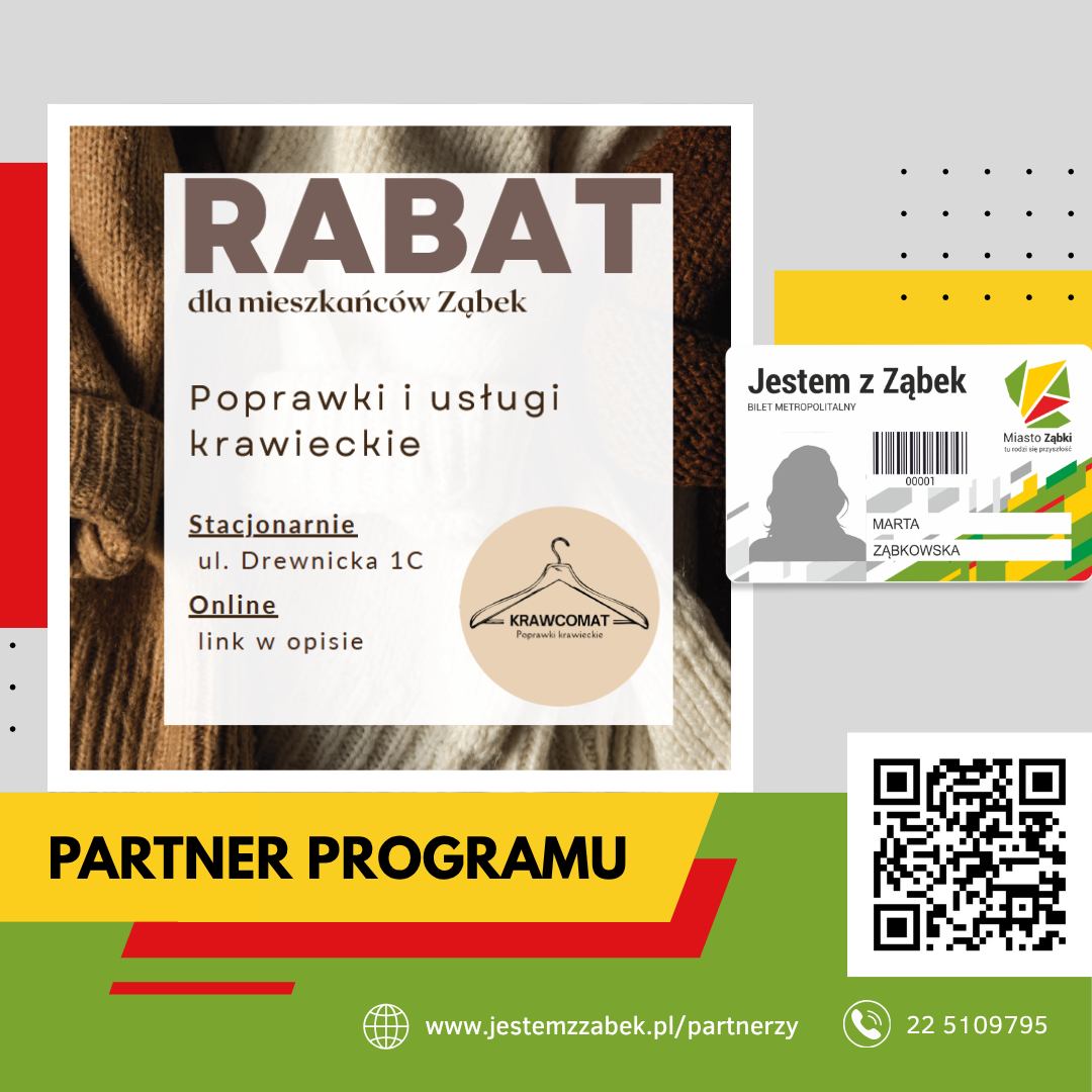 zdjecie na stronie o tytule: Oferta Krawcomatu dla posiadaczy Karty Mieszkańca