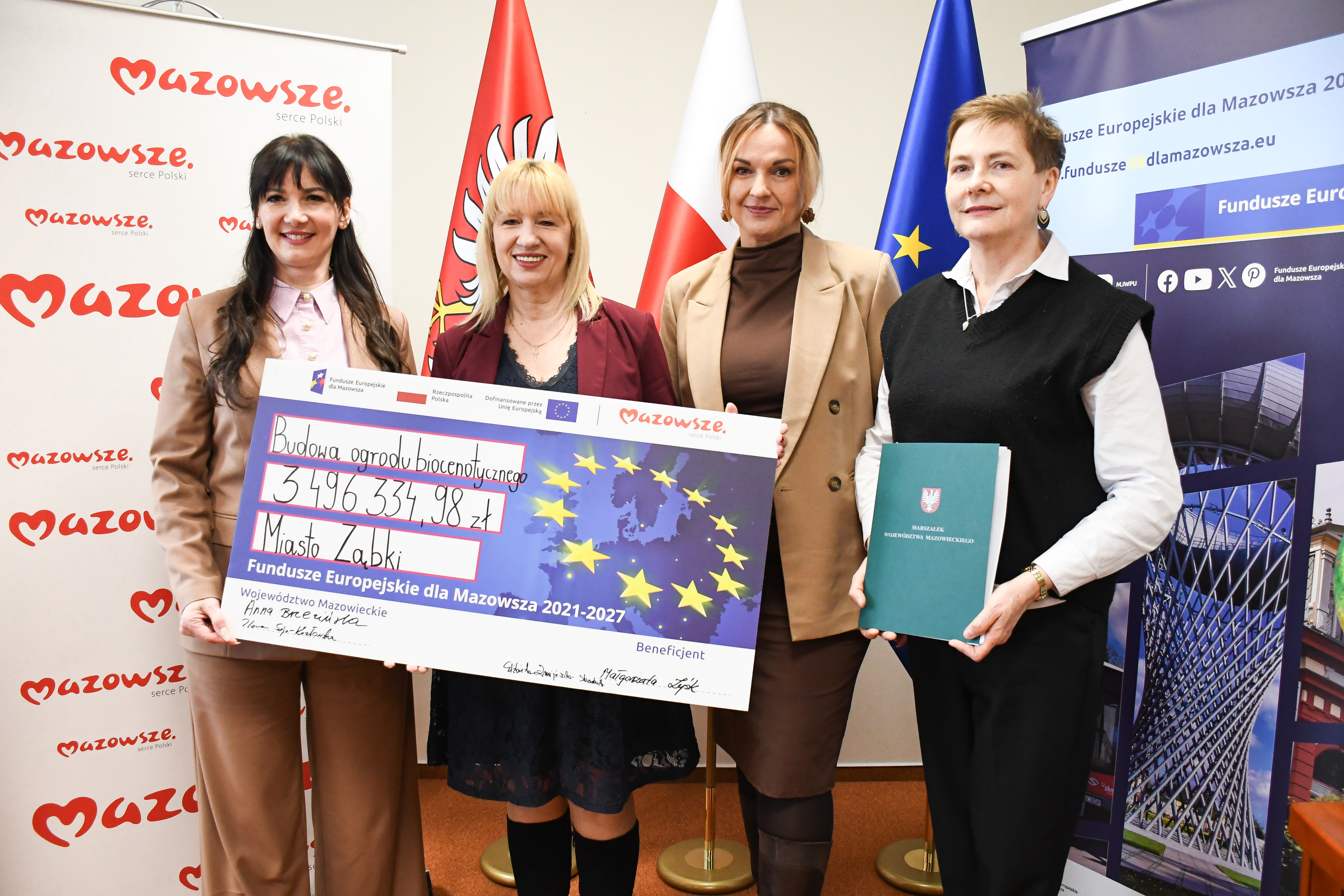 zdjecie na stronie o tytule: Blisko 3,5 mln zł dofinansowania na budowę parku „Mała Ojczyzna” w Ząbkach