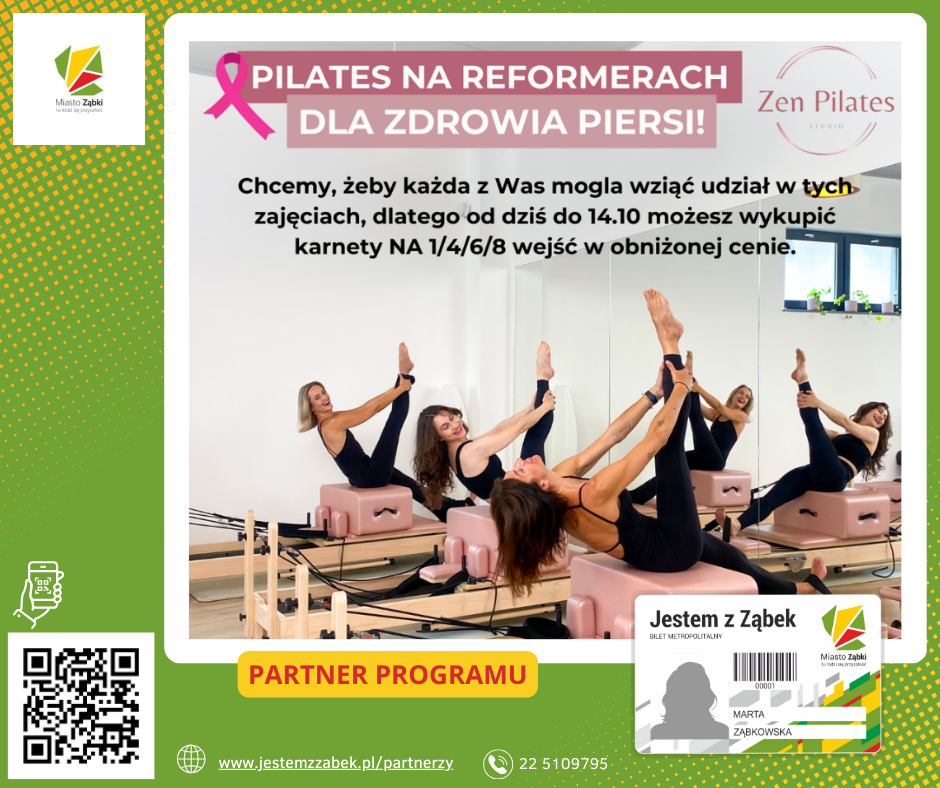 zdjecie na stronie o tytule: Różowy Październik również w Zen Pilates Studio!
