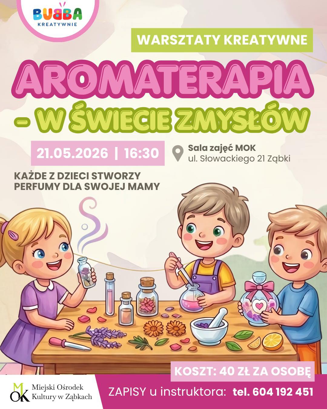 zdjecie na stronie o tytule: Warsztaty kreatywne dla dzieci w MOK