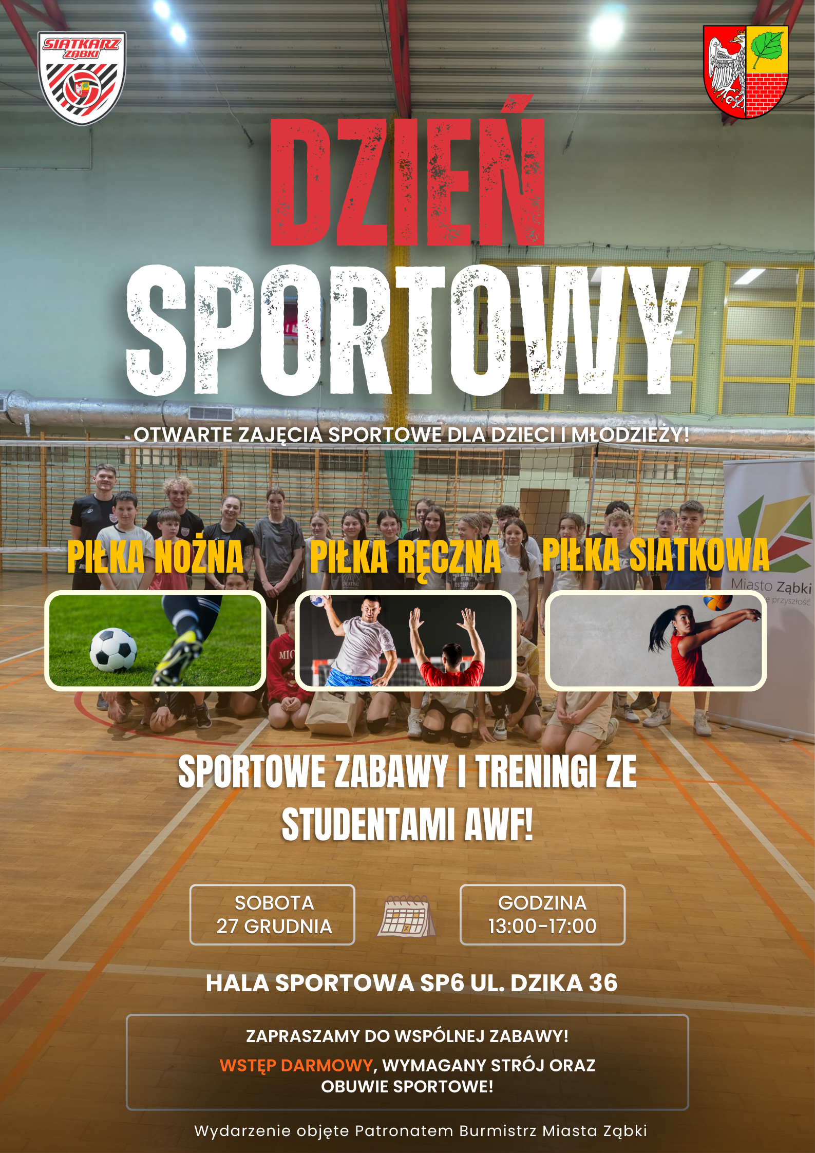 zdjecie na stronie o tytule: Dzień sportowy w Ząbkach