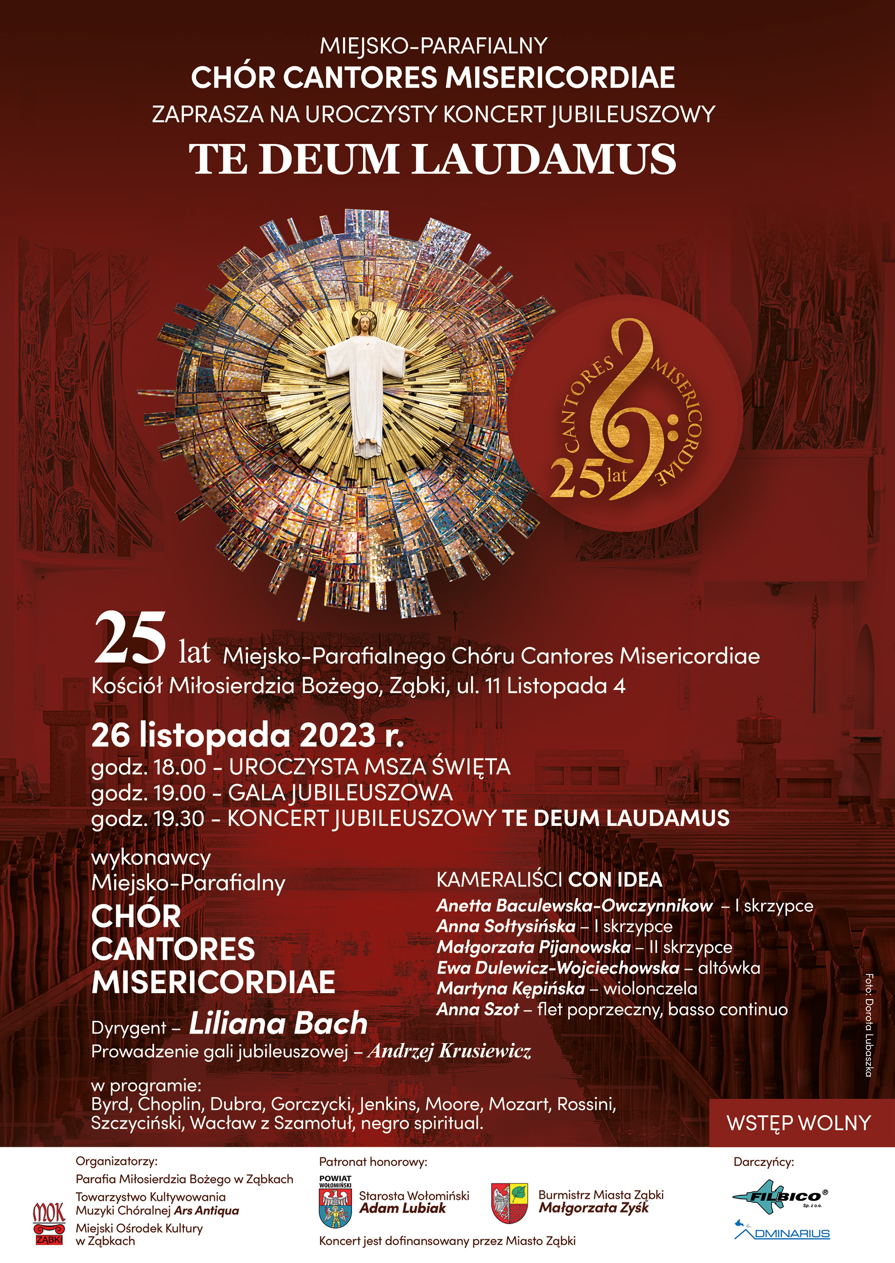 zdjecie na stronie o tytule: Jubileusz Cantores Misericordiae. 25-lecie ząbkowskiego chóru.