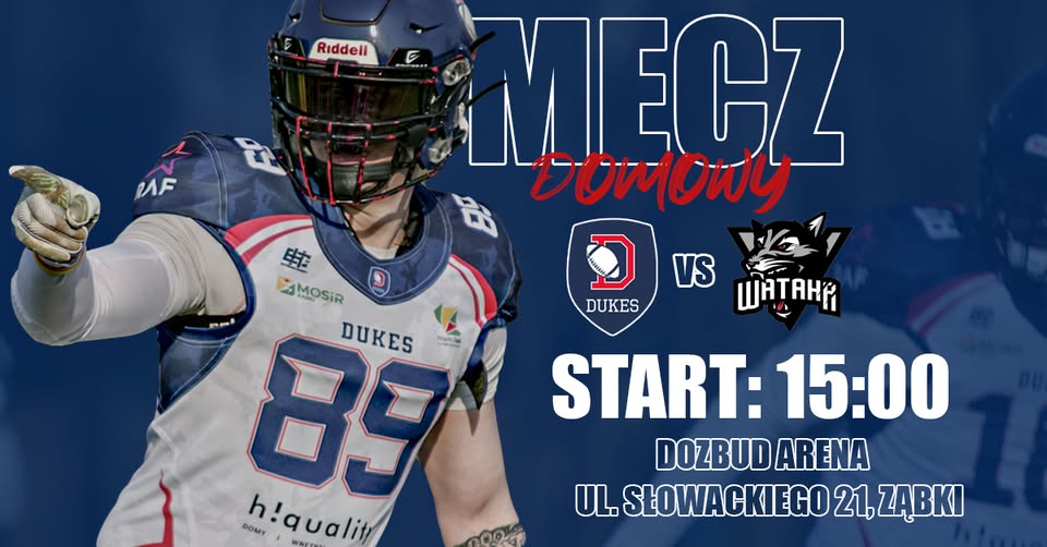 zdjecie na stronie o tytule: Pierwszy mecz domowy Dukes Ząbki