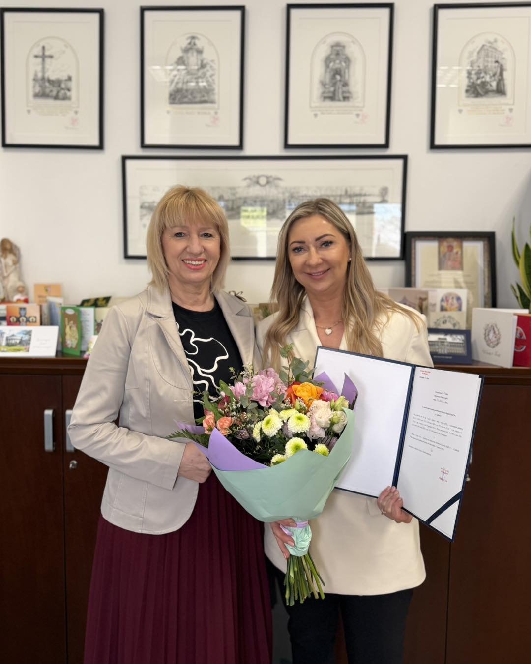 zdjecie na stronie o tytule: Pani Agnieszka Krupsińska-Pietrzak Dyrektorem Zespołu Szkół nr 1 w Ząbkach