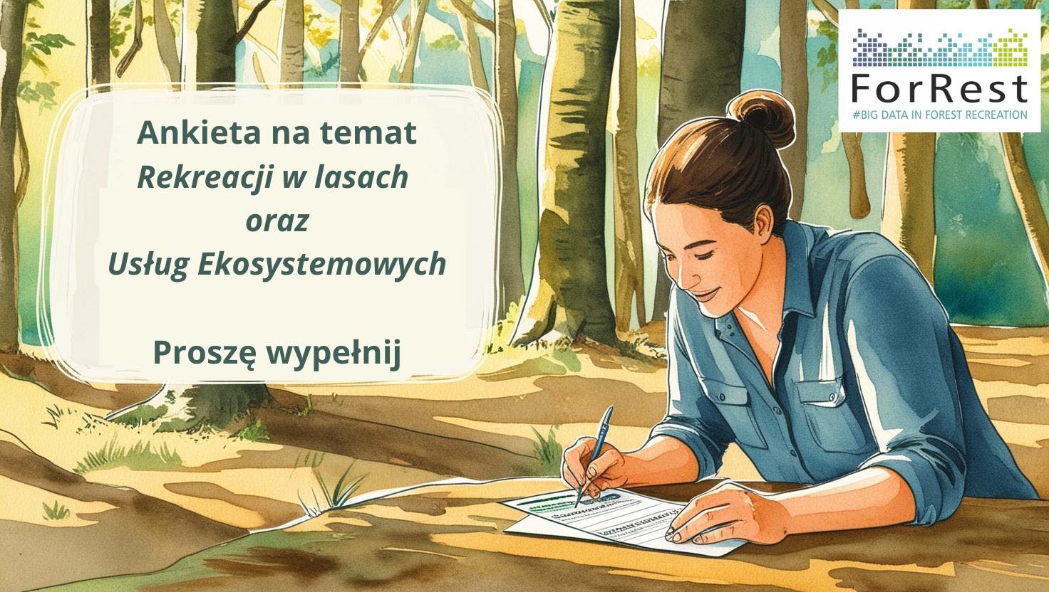 zdjecie na stronie o tytule: Ankieta dla mieszkańcom aglomeracji warszawskiej odwiedzających lasy na obszarze aglomeracji