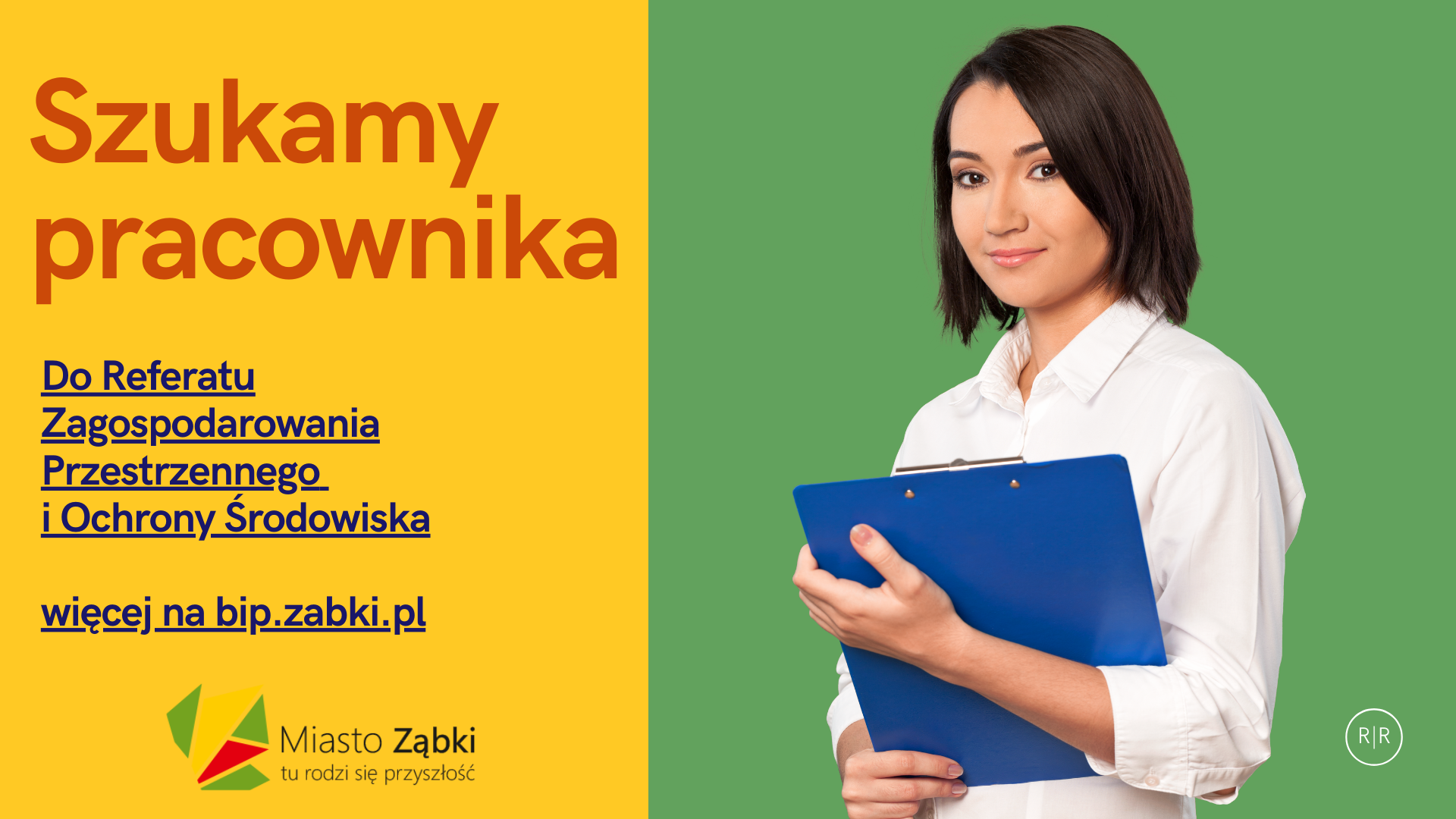 zdjecie na stronie o tytule: Urząd Miasta Ząbki zatrudni pracowników