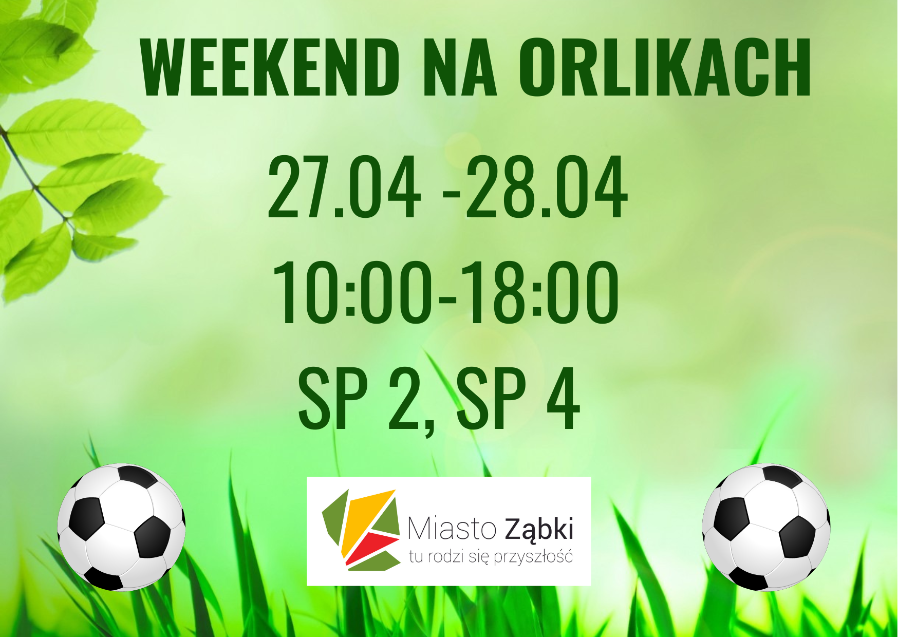 zdjecie na stronie o tytule: Sportowy weekend na Orlikach przy SP nr 2 i SP nr 4!