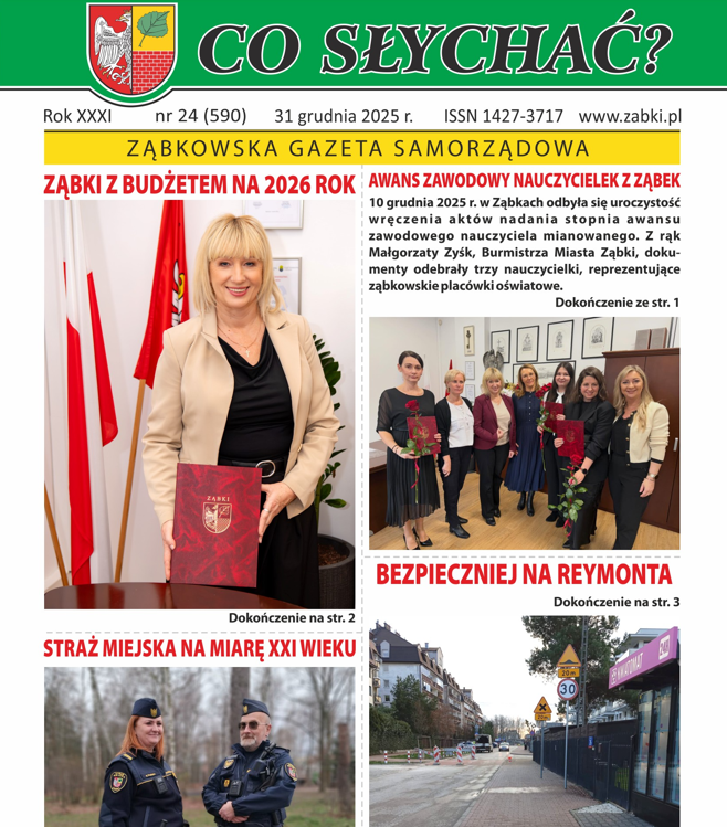 zdjecie na stronie o tytule: Zapraszamy do zapoznania się z najnowszym numerem "Co słychać?"