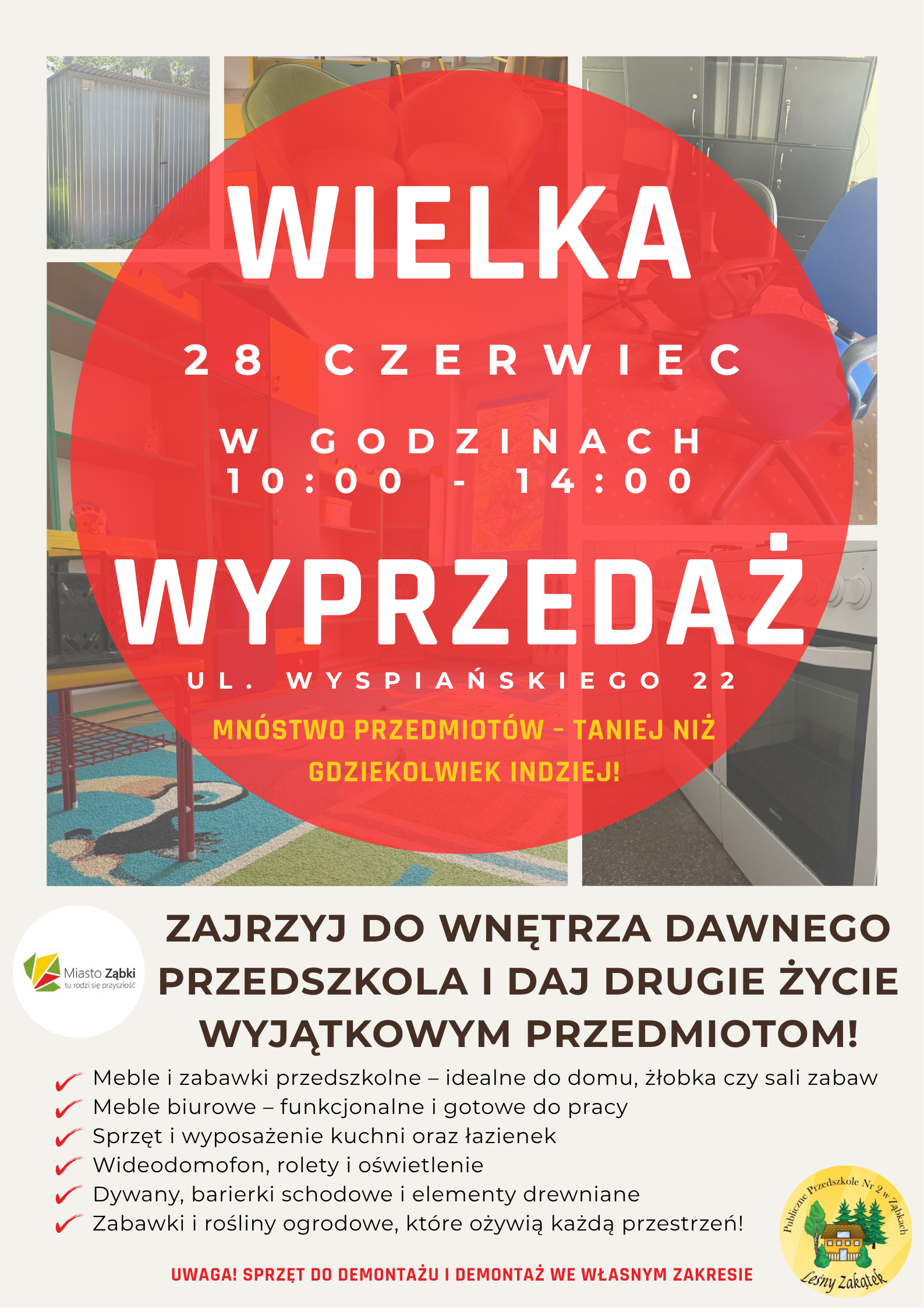 zdjecie na stronie o tytule: Już w najbliższą sobotę WIELKA WYPRZEDAŻ!