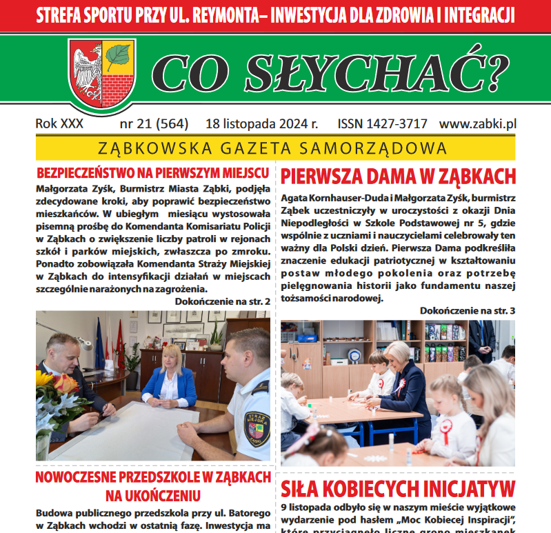 zdjecie na stronie o tytule: Nowy numer gazety &quot;Co słychać?&quot; już dostępny!