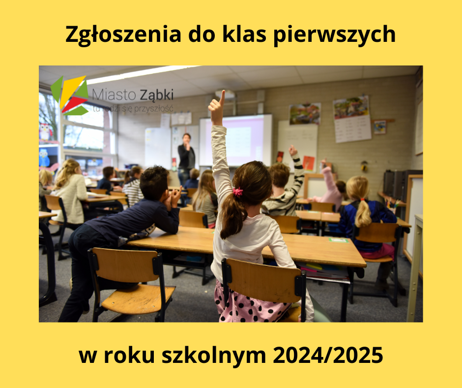 zdjecie na stronie o tytule: Przyjmowanie zgłoszeń do klas pierwszych SP na rok 2024/2025