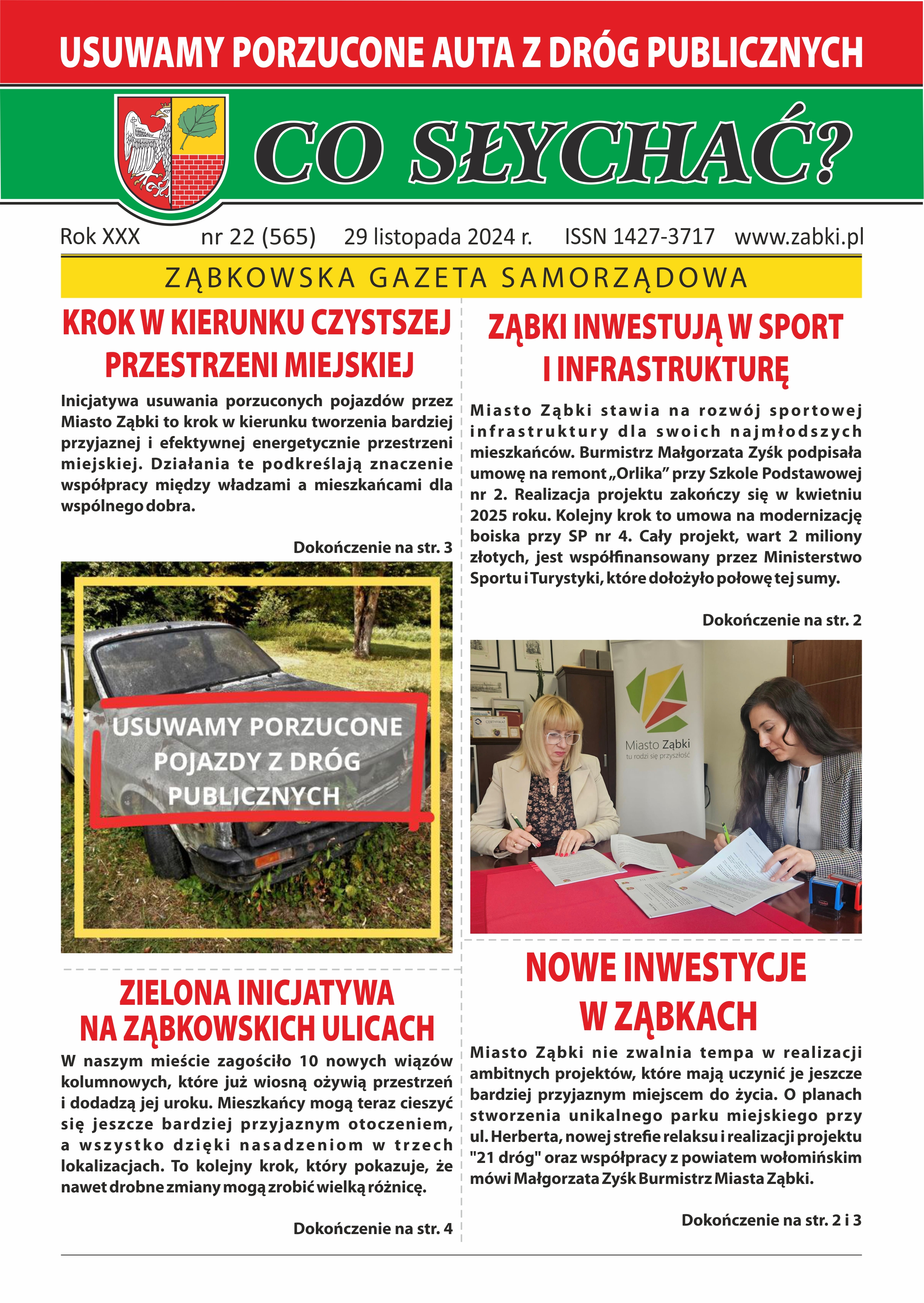 zdjecie na stronie o tytule: Najnowszy numer &quot;Co słychać?&quot; 22/2024 jest już dostępny
