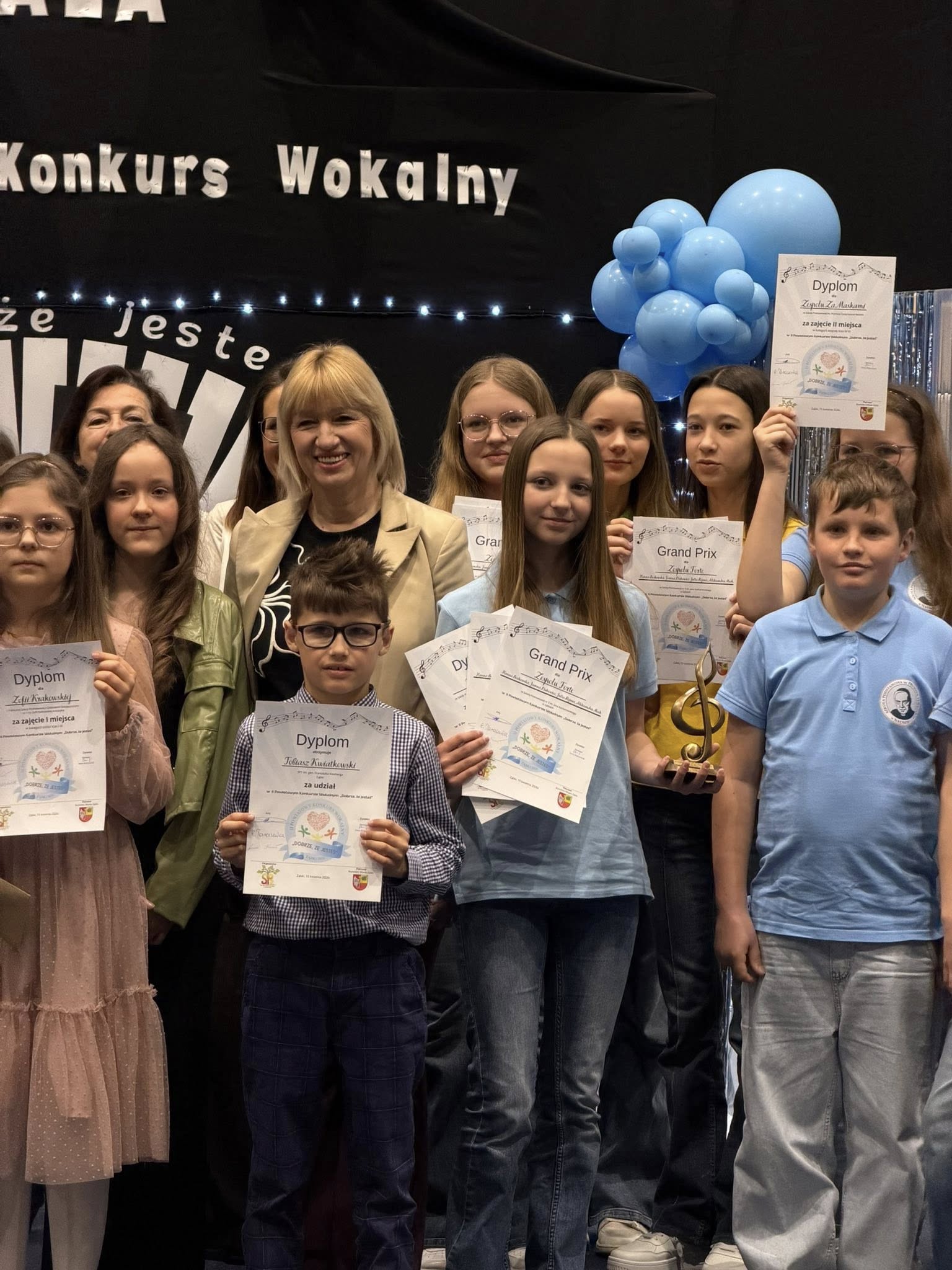 zdjecie na stronie o tytule: II Powiatowy Konkurs Wokalny „Dobrze, że jesteś” rozstrzygnięty