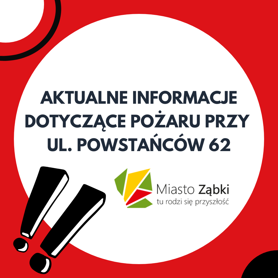 zdjecie na stronie o tytule: Aktualne informacje dotyczące pożaru przy ul. Powtsąńców 62