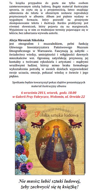 obraz-3 na stronie o tytule: Zaproszenie na spotkanie z Alicją Mironiuk Nikolską