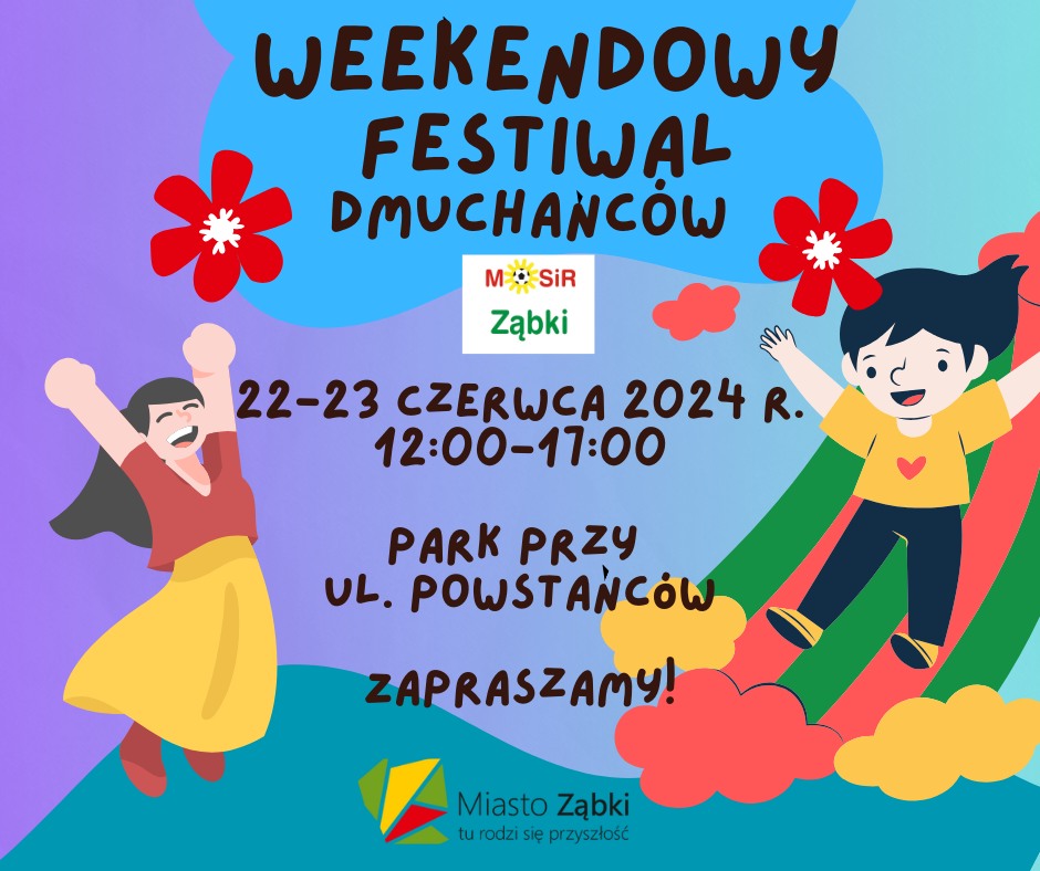 zdjecie na stronie o tytule: Weekendowy Festiwal Dmuchańców w Parku przy ul. Powstańców już 22-23 czerwca!