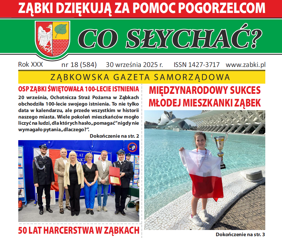 zdjecie na stronie o tytule: Nowy numer gazety &quot;Co słychać?&quot; jest już dostępny