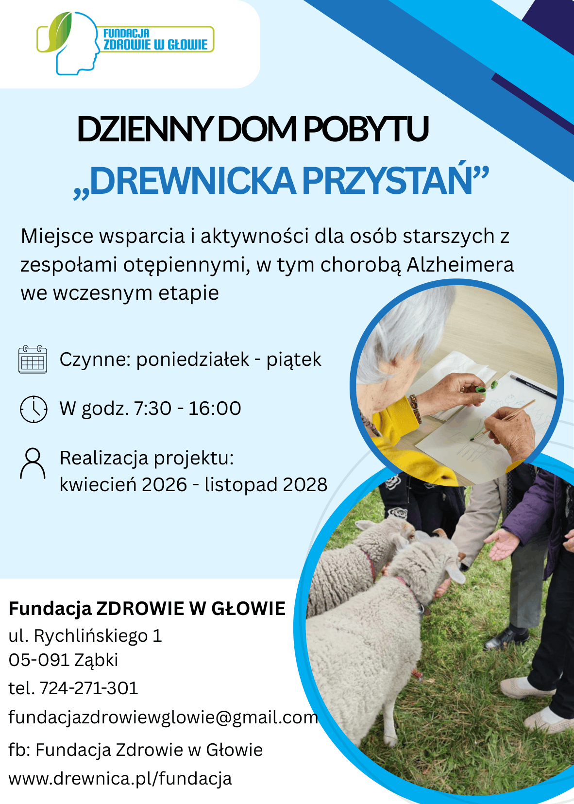 zdjecie na stronie o tytule: Dziennym Domu Pobytu „Drewnicka Przystań”
