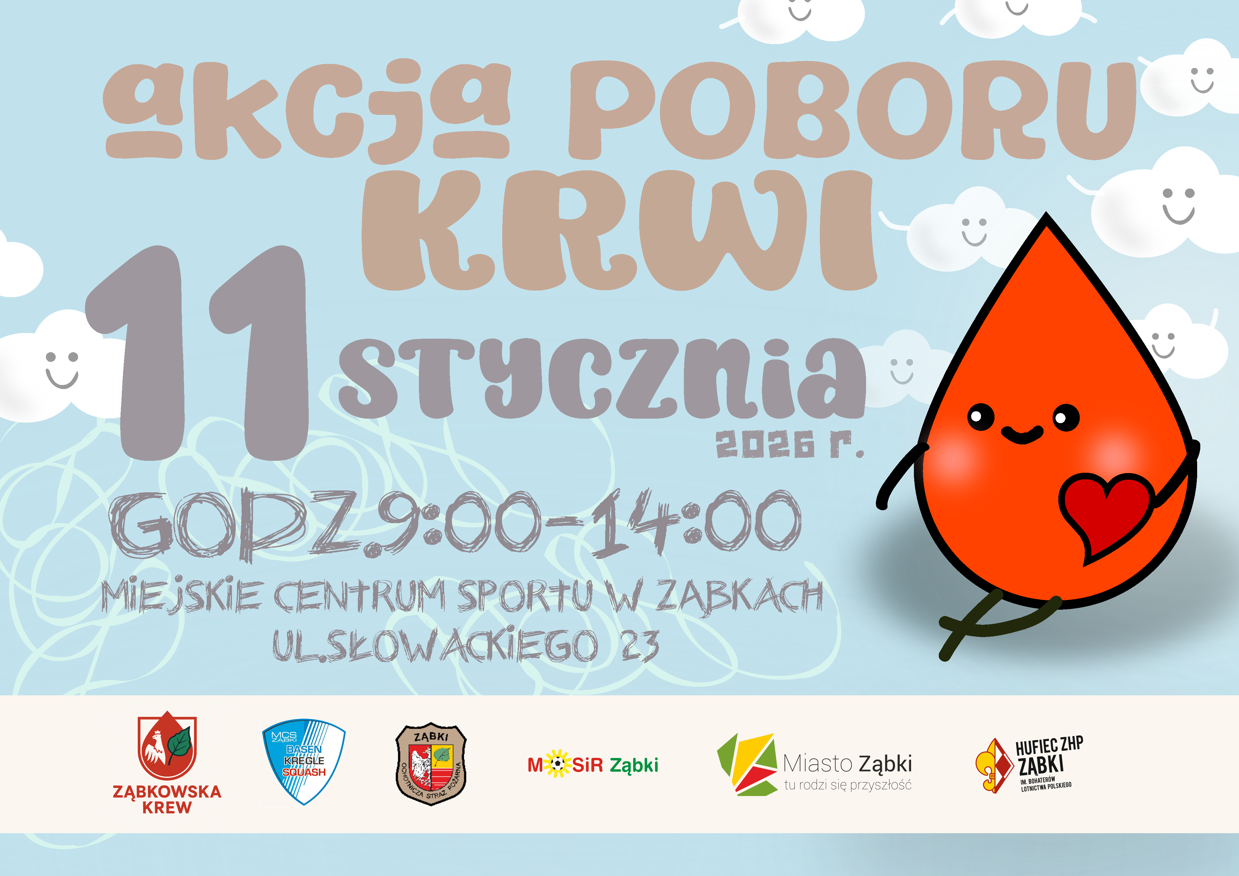 zdjecie na stronie o tytule: AKCJA POBORU KRWI - JUŻ 11 STYCZNIA!