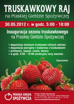 obraz-1 na stronie o tytule: Truskawkowy Raj na Praskiej Giełdzie Spożywczej