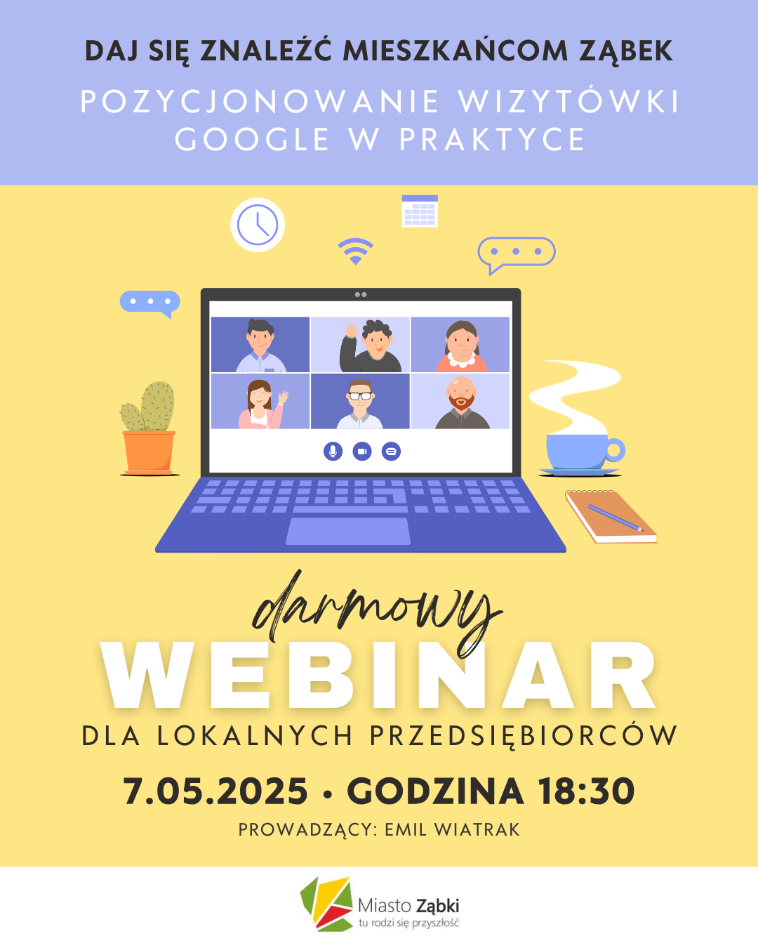 zdjecie na stronie o tytule: BEZPŁATNE szkolenie online dla lokalnych przedsiębiorców