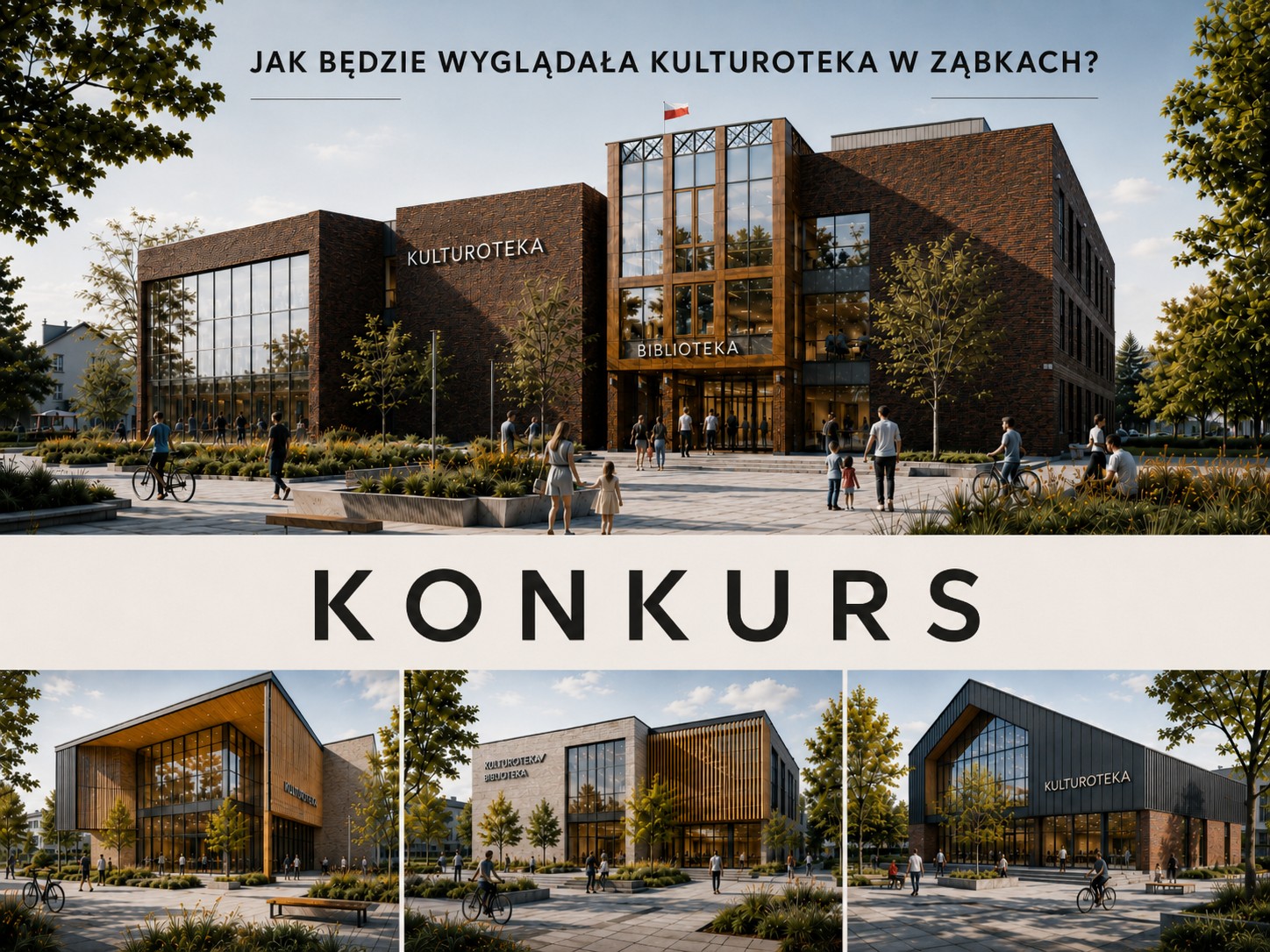 zdjecie na stronie o tytule: Jak będzie wyglądała Kulturoteka w Ząbkach?
