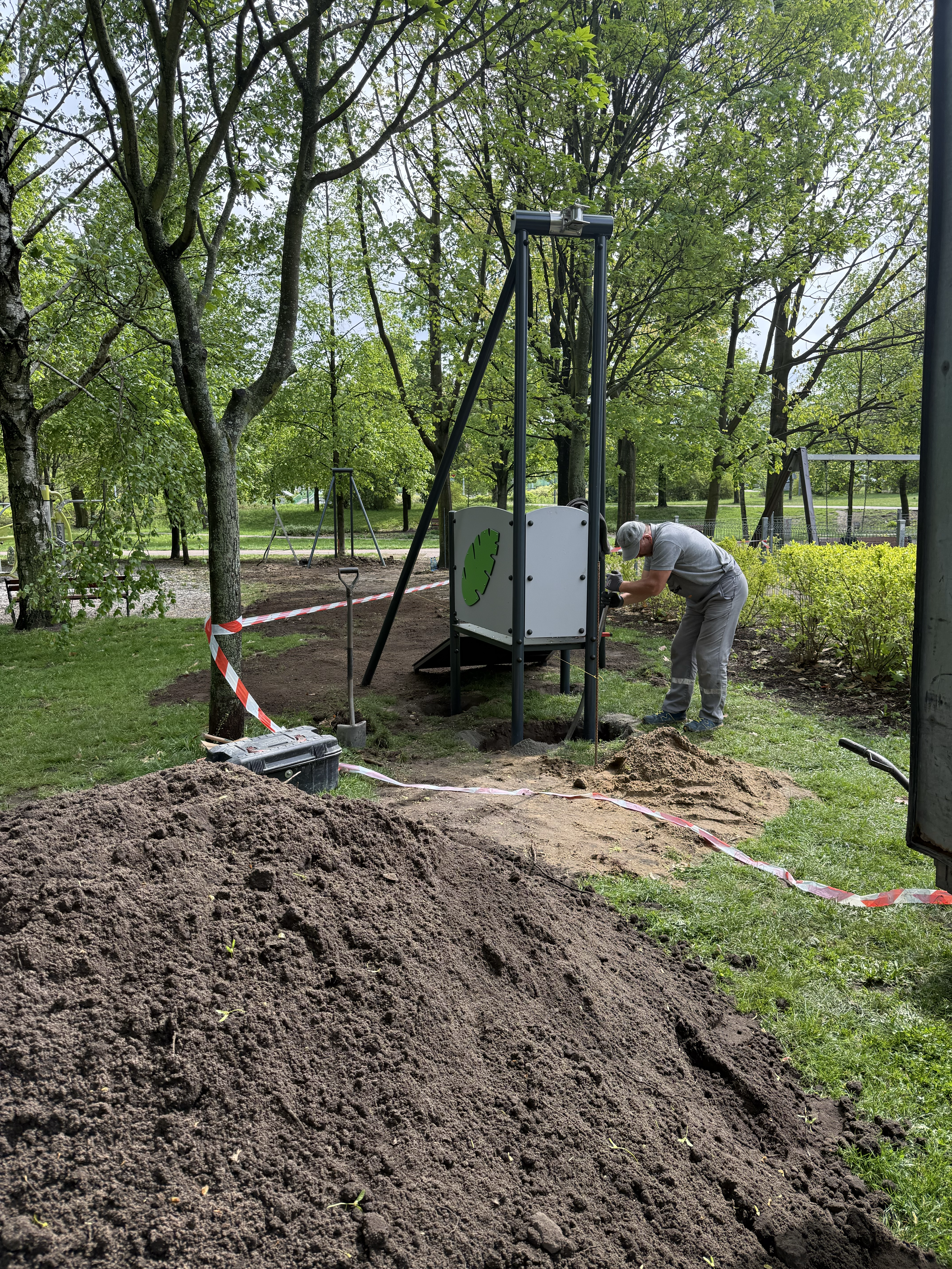 zdjecie na stronie o tytule: Nowe konstrukcje w  Park im.Schuberta