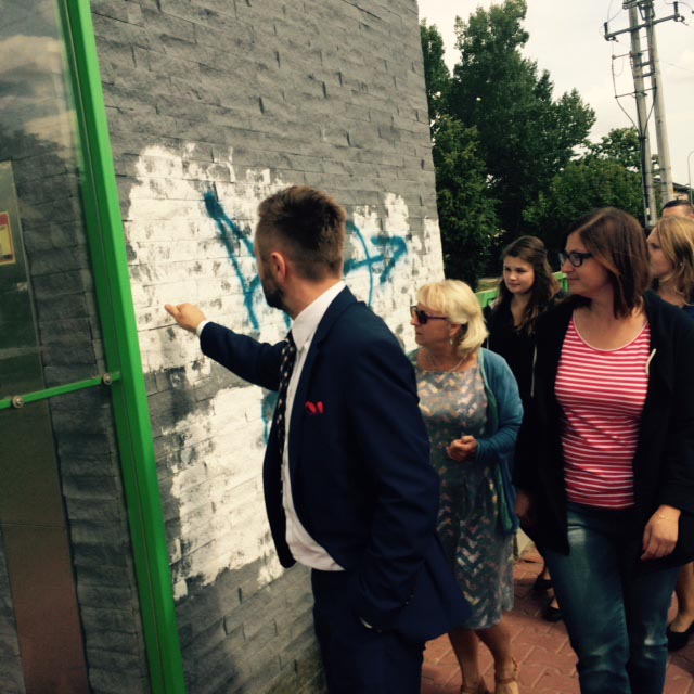 zdjecie na stronie o tytule: Spotkanie warsztatowe w UM Ząbki i wizja lokalna w centrum