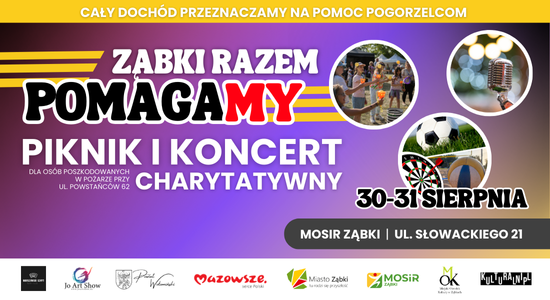zdjecie na stronie o tytule: Już niedługo kolejny PIKNIK I KONCERT CHARYTATYWNY Ząbki Razem PomagaMy!