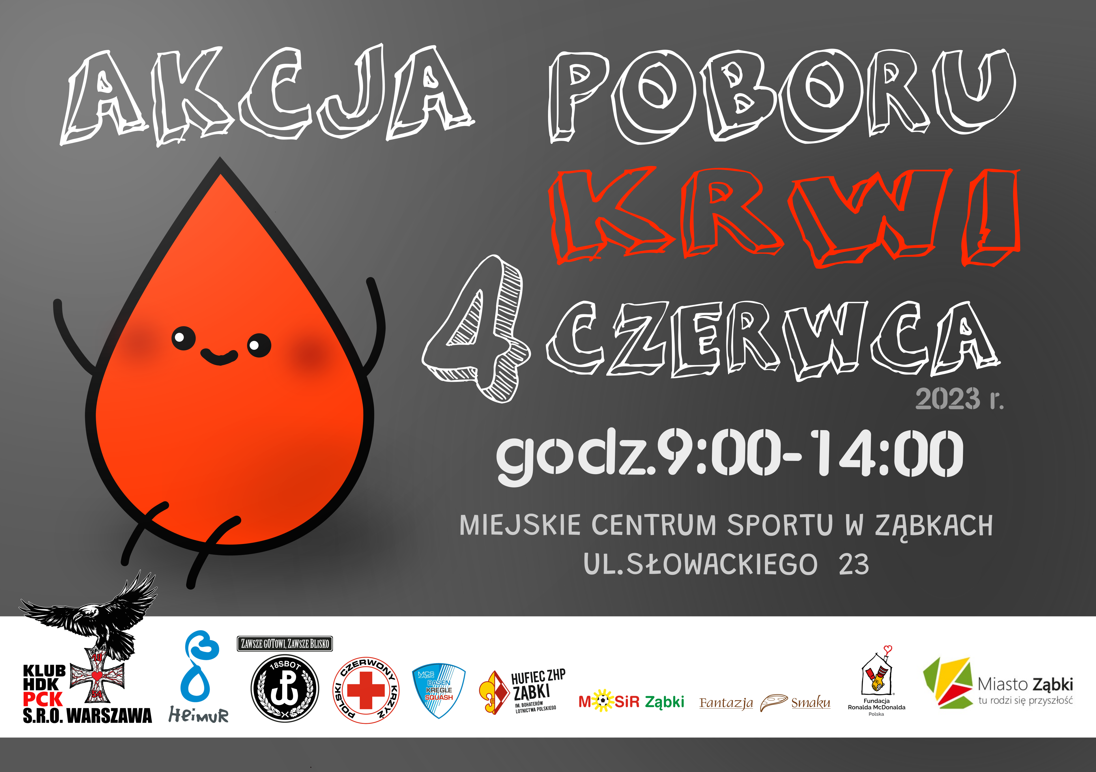 zdjecie na stronie o tytule: Oddaj krew w Ząbkach 4 czerwca