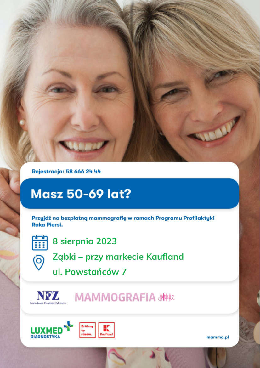zdjecie na stronie o tytule: Mobilna mammografia w Ząbkach już 8 sierpnia.