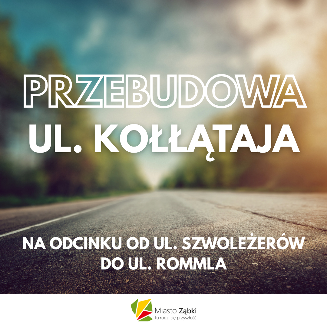zdjecie na stronie o tytule: Przebudowa ul. Kołłątaja w Ząbkach