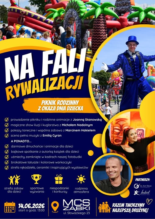 zdjecie na stronie o tytule: Wyjątkowy rodzinny piknik „Na Fali Rywalizacji” w MCS Ząbki