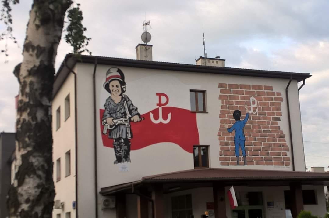 zdjecie na stronie o tytule: Nowy mural w Ząbkach