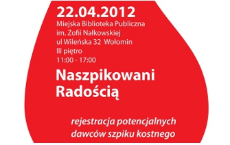 obraz-1 na stronie o tytule: &quot;NASZPIKOWANI RADOŚCIĄ&quot; - rejestracja dawców szpiku