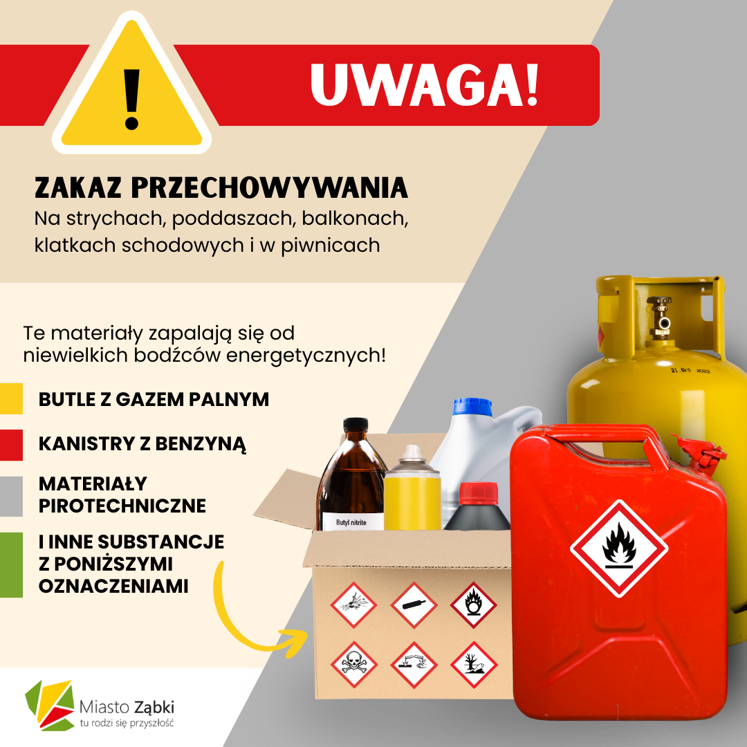 zdjecie na stronie o tytule: Uwaga! To niebezpieczne dla Ciebie i sąsiadów!
