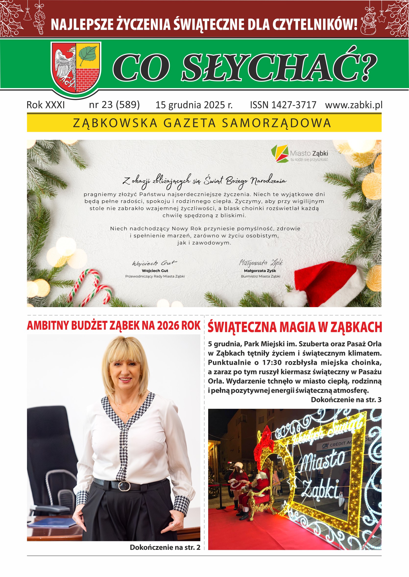 zdjecie na stronie o tytule: Najnowszy numer "Co słychać?" jest już dostępny!