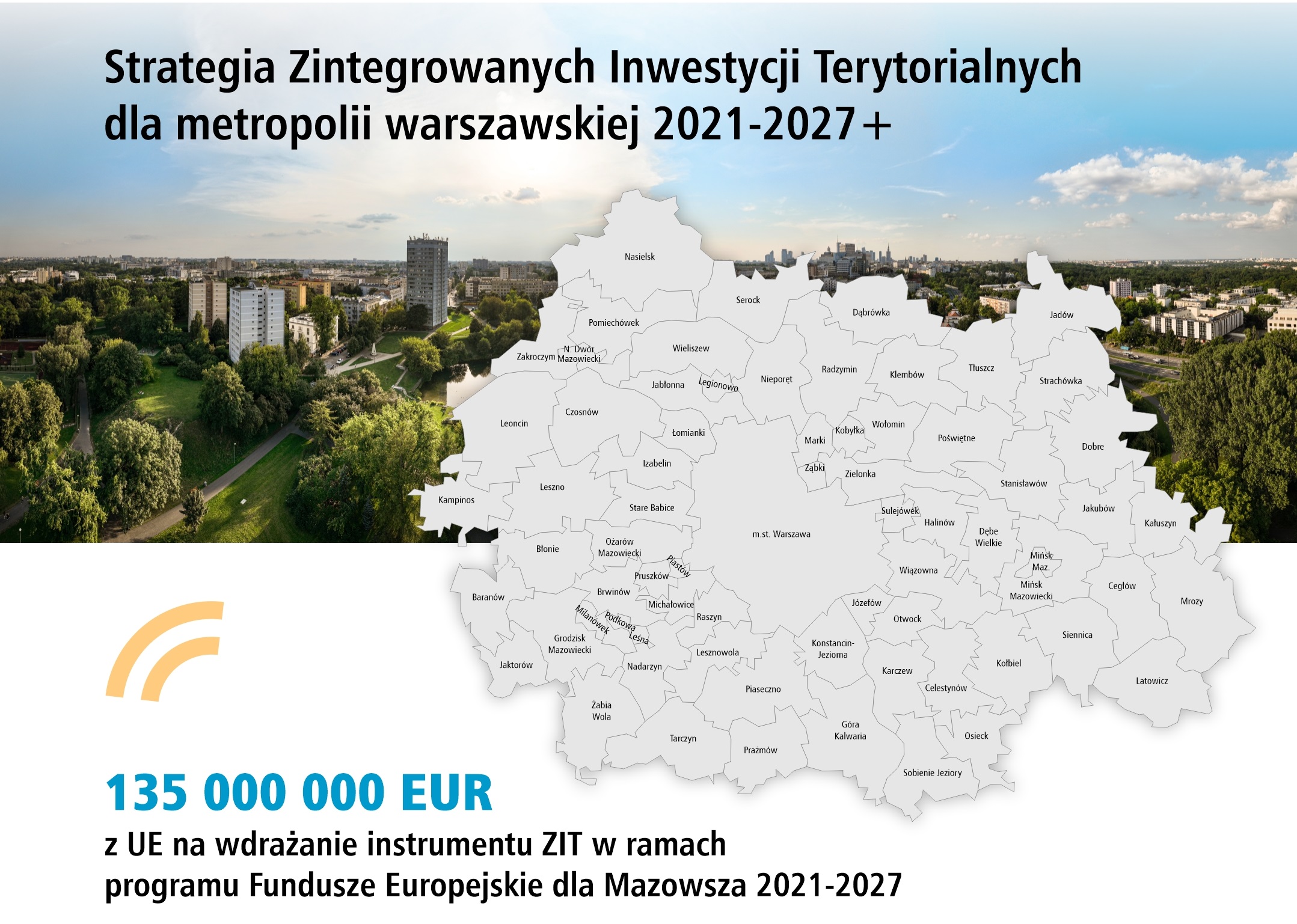 zdjecie na stronie o tytule: Trwają konsultacje Strategii Zintegrowanych Inwestycji Terytorialnych dla metropolii warszawskiej 2021-2027+