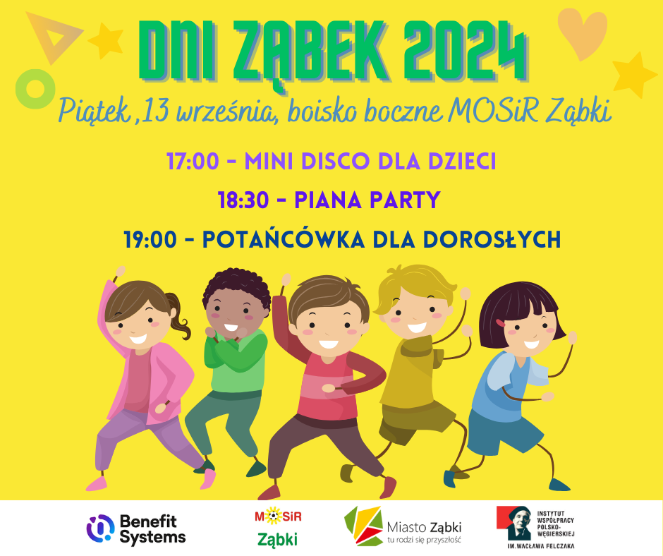 zdjecie na stronie o tytule: Mini disco, piana party i potańcówka otworzą DNI ZĄBEK, w piątek 13.09!