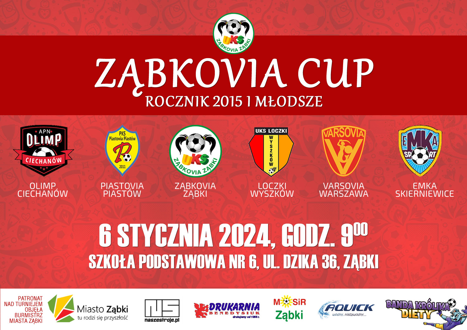 zdjecie na stronie o tytule: Już 6 stycznia Turniej Ząbkovia CUP!