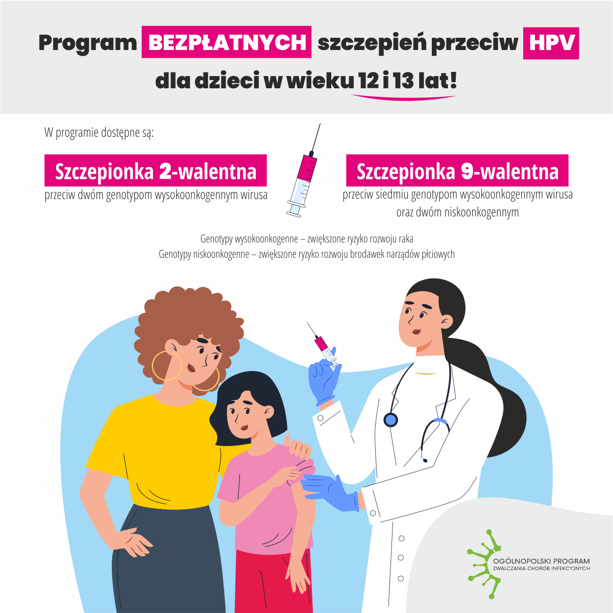 zdjecie na stronie o tytule: Program bezpłatnych szczepień dla dzieci w wieku 12-13 lat